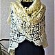 Шаль крючком-Платок крючком-Шаль вязаная. Шали. Multi Color Crochet (voronkova-olga). Интернет-магазин Ярмарка Мастеров.  Фото №2