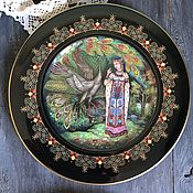Винтаж: Коллекционная декоративная тарелка. Мануфактура Lilien, Австрия.1988 г