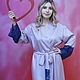 Tencel robes, model Emma, a gift to a woman. Robes. Blouse Blues. My Livemaster. Фото №6