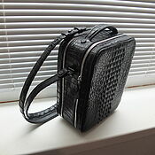 Сумки и аксессуары handmade. Livemaster - original item Men`s bag: Men`s handbag with double zipper.. Handmade.