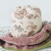 Аксессуары handmade. Livemaster - original item Hat bell felt. Merino, Angora rabbit down, silk. Handmade.