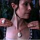 Portrait cameos - Mammoth tusk carving and silver. Pendants. NGS Masters. My Livemaster. Фото №5