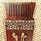 Order Woodem hairpin Sudarushka from a tree with inlay, hair clip. Wooden combs inlay Hanto&Dokimo. Livemaster. . Hairpin Фото №3
