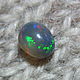 Эфиопский опал малый Pinfire - 0,7 ct ( 6,5*5,5*4 мм ). Кабошоны. Сокрытое в Листве. Ярмарка Мастеров.  Фото №5