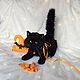 Заказать Реалистичный котёнок «Уголёк». Magical Art Toys. Ярмарка Мастеров. . Тедди Зверята Фото №3