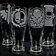 Order Warhammer 40K.  Beer glasses. ArtGraving. Livemaster. . Wine Glasses Фото №3