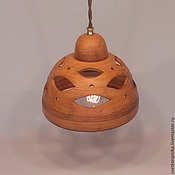 Для дома и интерьера handmade. Livemaster - original item Lamp with a deep reflector on the suspension. Handmade.