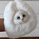 Order Soft toys: Cat toy fluffy fur soft. handmade toys by Mari (handmademari). Livemaster. . Stuffed Toys Фото №3