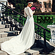 Lace wedding dress witn long train, Wedding dresses, Moscow,  Фото №1