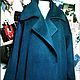 Coat large size ' Emerald'. Coats. Lana Kmekich (lanakmekich). Online shopping on My Livemaster.  Фото №2