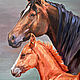 Картина с лошадью и жеребенком "Вместе", Картины, Солнечногорск,  Фото №1
