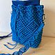 Заказать Сумочка макраме. Макраме сумка. Macrame in heart. Ярмарка Мастеров. . Сумка через плечо Фото №3