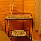 Wrought iron console table with mosaic. Tables. Marjana. My Livemaster. Фото №5