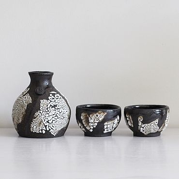 Посуда ручной работы. Ярмарка Мастеров - ручная работа Набор для саке. Handmade.