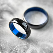 Свадебный салон handmade. Livemaster - original item Engagement rings in titanium. Handmade.
