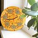 Order Clock wall Turtles Ethno. Clocks for Home (Julia). Livemaster. . Watch Фото №3