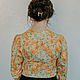 Блузка "Ботаника" из батиста в стиле ретро. Блузки. Одежда на заказ ParmaFabric. Ярмарка Мастеров.  Фото №4