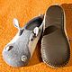 Felted Slippers 'Hippos'. Slippers. MMwool (marinamol). Online shopping on My Livemaster.  Фото №2