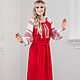 Traditional Russian linen dress Fertility, Folk dresses, Omsk,  Фото №1