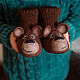 Slippers, booties felted baby Bears. Slippers. MURDASOVA OLGA Author's felt. Online shopping on My Livemaster.  Фото №2