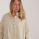 Блузка бохо из тепого хлопка в цветочек MUHA-524a. Блузки. MUHA (vintagechic). Ярмарка Мастеров.  Фото №4