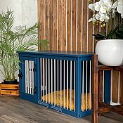 Интерьерная деревянная клетка-тумба для собак в интернет-магазине ...