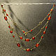 Cornelian chain, Necklace, Moscow,  Фото №1