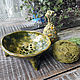 Soap dish: Round soap dish on three legs for solid shampoo, Soap box, Barnaul,  Фото №1