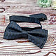 A set of bow tie and pocket pocket square dark blue. Butterflies. Super Bow Ties. Online shopping on My Livemaster.  Фото №2