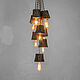 Светильник из дерева, деревянная люстра Querk_08 Венге, Потолочные и подвесные светильники, Москва,  Фото №1
