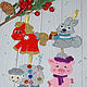 Felt Christmas tree on the wall with toys. Tree. Children's mood. My Livemaster. Фото №4
