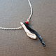 Trio. Neomodernism. Pendant with pearl and coral. Pendants. ART ACTIVE. Online shopping on My Livemaster.  Фото №2