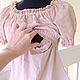 Peasant blouse made of cotton. Blouses. pugovkino delo (Pugovkino-delo). My Livemaster. Фото №5