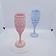 Glasses 'For him and her'. Wine Glasses. Elena.nikk.77 (craftswomens). Online shopping on My Livemaster.  Фото №2