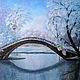 "Winter silence" Winter landscape. Oil painting, Pictures, Moscow,  Фото №1