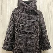 Одежда handmade. Livemaster - original item Knitted mink coat 48-50. Handmade.