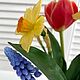 Букет «Весеннее настроение». Элементы интерьера. Николаева Ирина. Created flowers.. Ярмарка Мастеров.  Фото №6