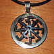 Amulet silver Octagonal Kolovrat, Pendants, Lesnoj,  Фото №1