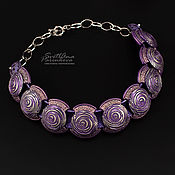 Украшения handmade. Livemaster - original item Purple Mix Necklace (721) designer jewelry. Handmade.