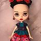 Кукла Blythe кастом Фрида. Кукла Кастом. Tata Blythe. Ярмарка Мастеров.  Фото №4