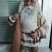 Куклы и игрушки handmade. Livemaster - original item interior doll: Zyuzya Santa Claus. Handmade.