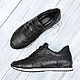 Order Sneakers made of genuine crocodile leather, black color!. SHOES&BAGS. Livemaster. . Sneakers Фото №3