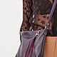 Bag Shoulder Bag-Over the Shoulder-Postman Crossbody Purple. Crossbody bag. BagsByKaterinaKlestova (kklestova). My Livemaster. Фото №5