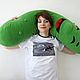 Huge Cucumber Pillow, Anti-stress Hug pillow, Toy Pillow. Fun. Lara (EnigmaStyle). Online shopping on My Livemaster.  Фото №2
