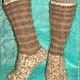 Socks – knitted socks feather art. No. №28m 3 canine cher. Socks. Livedogsnitka (MasterPr). Online shopping on My Livemaster.  Фото №2