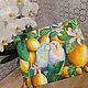 Картина акрилом на холсте 24×30 см. Попугаи в лимонах, Картины, Одинцово,  Фото №1