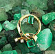 1.06tcw Colombian Emerald & Diamond Circular Pendant 18k, Gold Necklac. Pendants. JR Colombian Emeralds (JRemeralds). My Livemaster. Фото №5