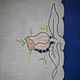 Винтаж: Салфетка из натуральных волокон. Аппликация, вышивка. Текстиль винтажный. Неповторимые находки. Ярмарка Мастеров.  Фото №4