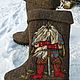 Order Valenki men's Russian hero. wool gifts. Livemaster. . Felt boots Фото №3
