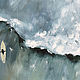 Surfing Oil Painting 30 x 40 cm ocean. Pictures. Viktorianka. My Livemaster. Фото №5